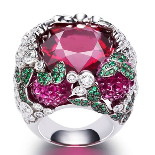 Piaget-Anillo-inspiracion-coctel-Raspberry-Daiquiri Piaget-Anillo-inspiracion-coctel-Raspberry-Daiquiri